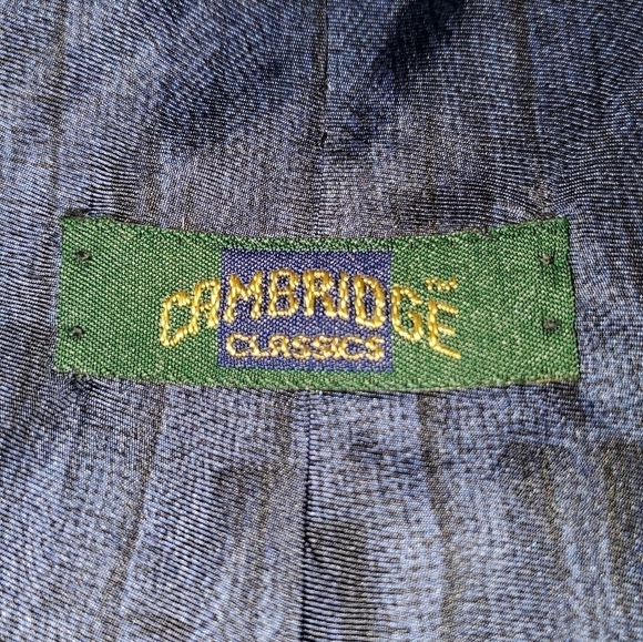 Blue Patterned Tie New - Picture 4 of 6